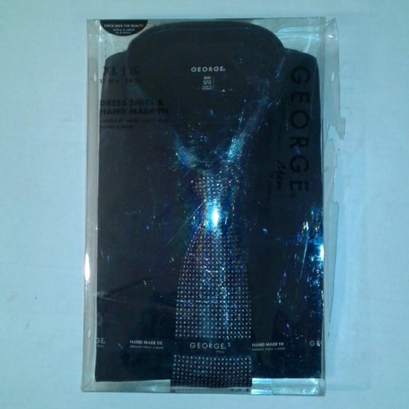 George Other - 3/ $20 NWT Dress Shirt and Tie Set